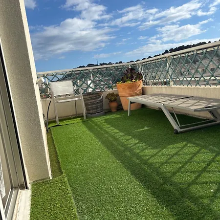 Daire Les Terrasses Turquoise Tres Grande Terrasse En Roof , A Pied *